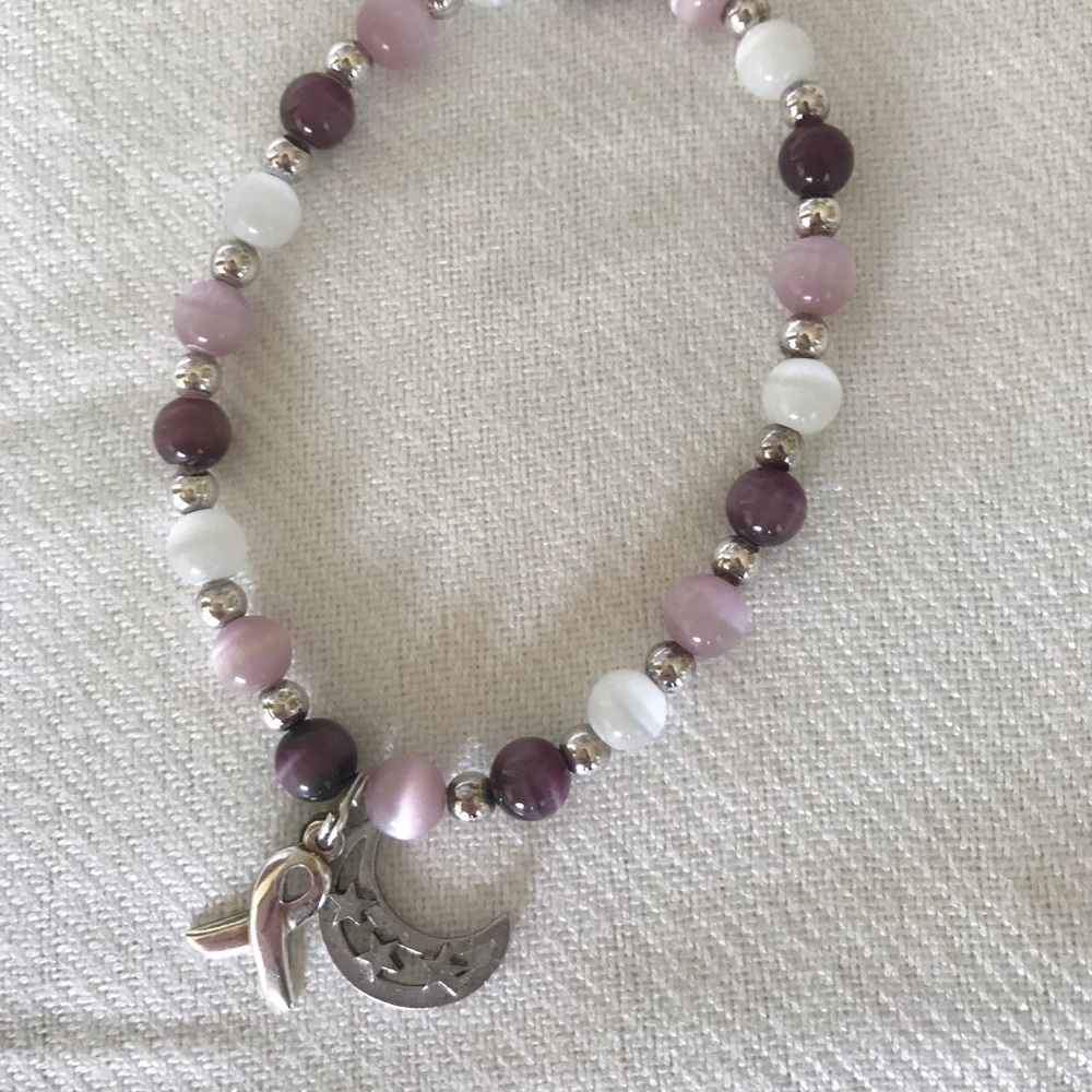 Cancer Awareness Charm Bracelet